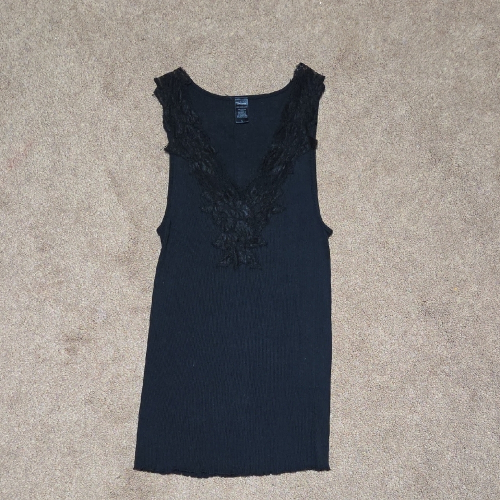 Banana Republic Black Ribbed Top